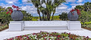 Harbourside monument sign