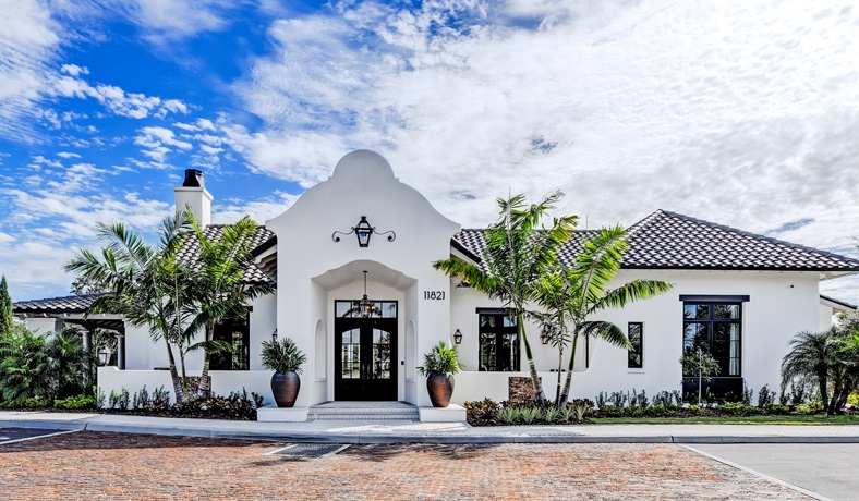 waterfront Florida community clubhouse
