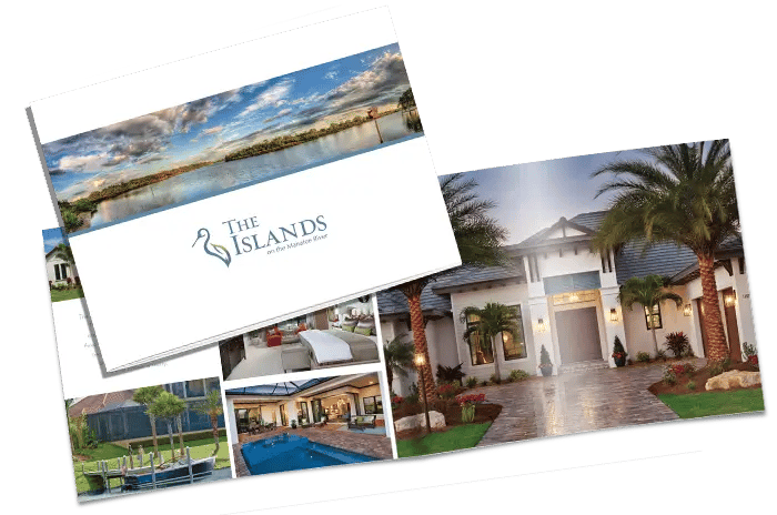 Custom manatee river homes Islands brochure